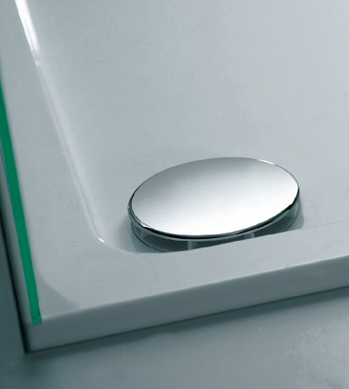 Slimline Square Shower Tray. 900x900x40mm. technical image