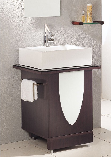 Guernsey 600mm vanity unit / washstand set, without mirror. technical image