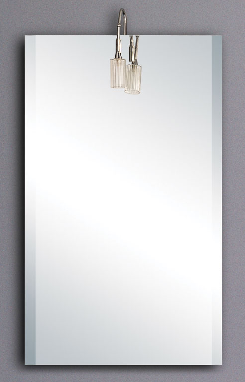 Shanon illuminated bathroom mirror.  Size 500x800mm. technical image