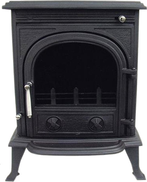Warwick Wood Burning Stove.  695x565mm. 9kW. technical image
