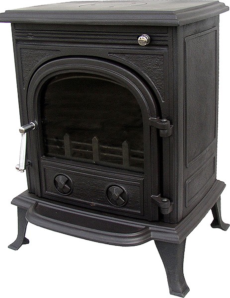 Warwick Wood Burning Stove.  695x565mm. 9kW. technical image