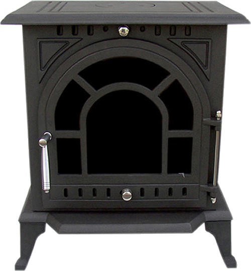 York Wood Burning Stove. 616x570mm. 9kW. technical image