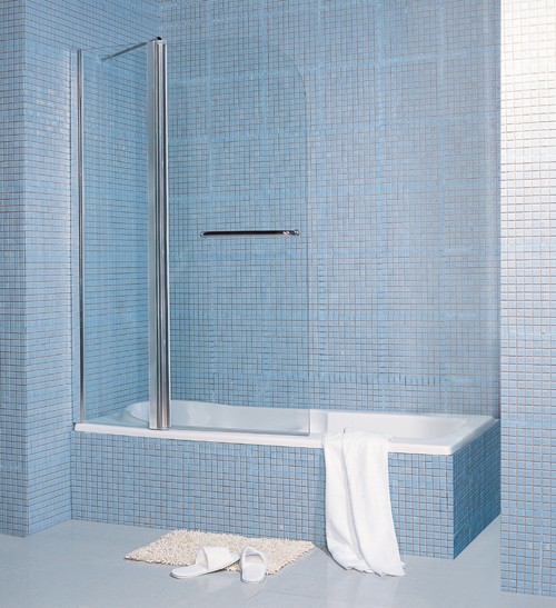 Double Bath Screen. 1100mm. technical image