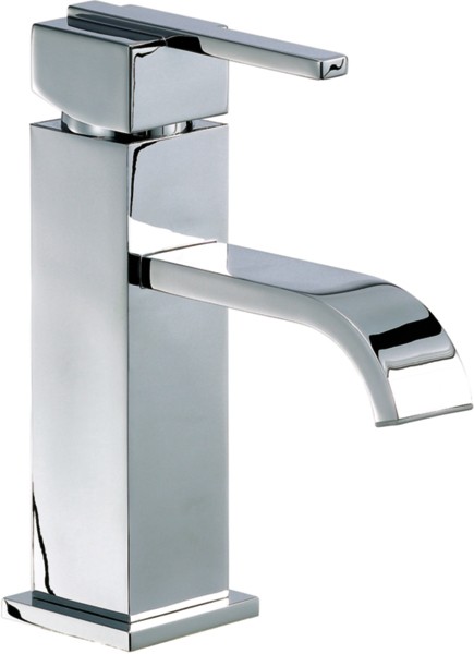 Mono Basin Mixer Tap (Chrome). technical image