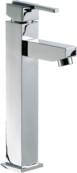 Basin Mixer Tap, Freestanding, 297mm High. technical image