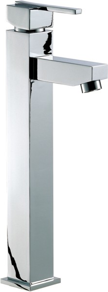 Basin Mixer Tap, Freestanding, 357mm High. technical image