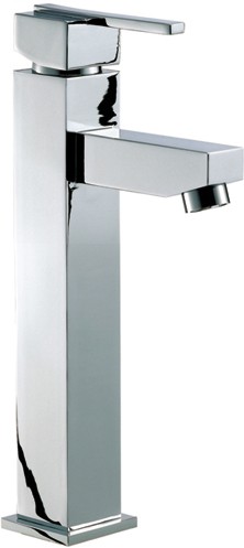 Cloakroom Mono Basin Mixer Tap, 283mm High. technical image