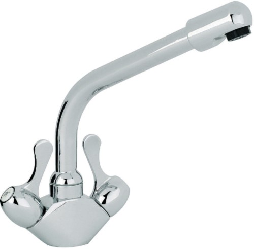 Alpha Lever Monoblock Kitchen Tap With Swivel Spout. technical image