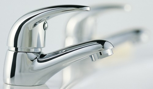 Bath Taps (Pair, Chrome). technical image