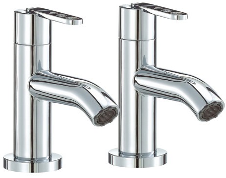 Bath Taps (Pair, Chrome). technical image