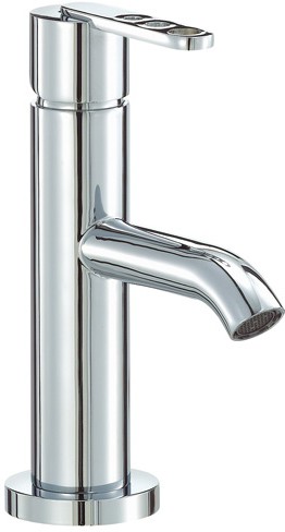 Cloakroom Mono Basin Mixer Tap, 163mm High. technical image