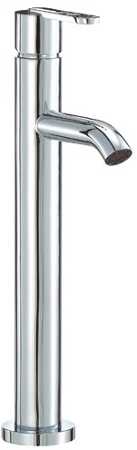 Cloakroom Mono Basin Mixer Tap, 288mm High. technical image