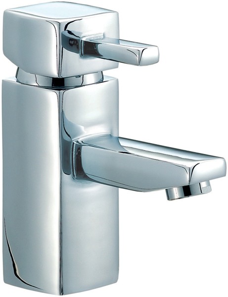 Mono Basin Mixer Tap (Chrome). technical image