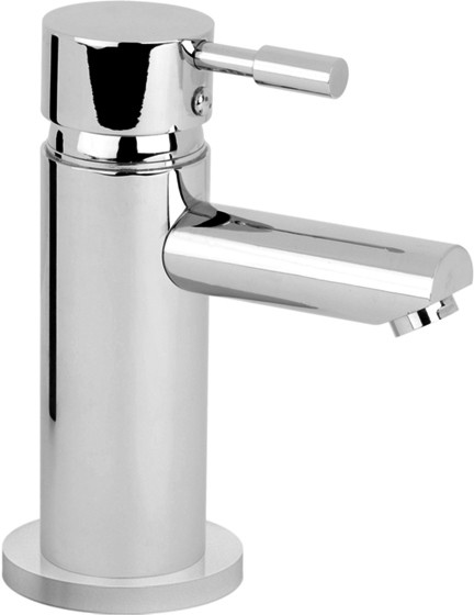 1 Tap Hole Bath Filler Tap (Chrome). technical image