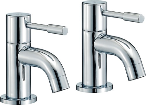 Bath Taps (Pair, Chrome). technical image