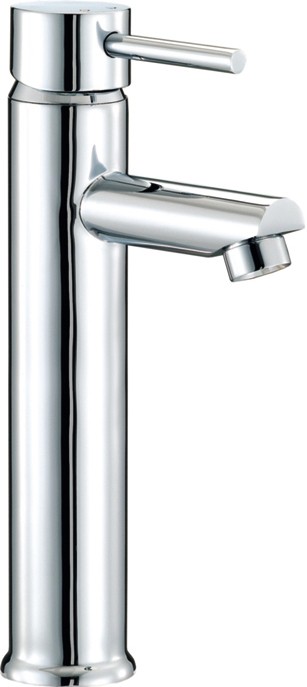 Basin Mixer Tap, Freestanding, 292mm High (Chrome). technical image