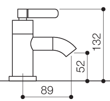 Bath Taps (Pair, Chrome). technical image