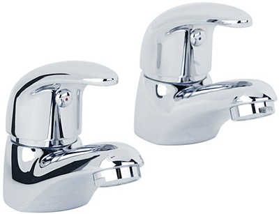 Bath Taps (Pair, Chrome). technical image