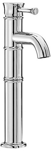 High Rise Cloakroom Mono Basin Mixer Tap (Chrome). technical image