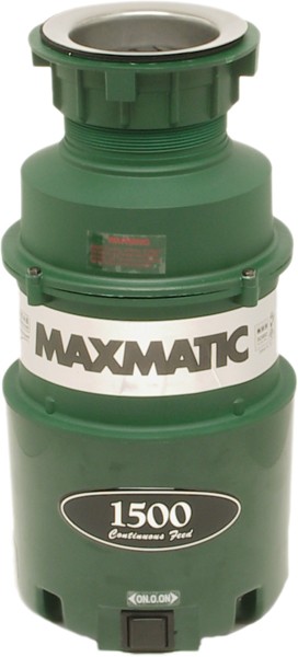 1500 Continuous Feed Waste Disposal Unit. technical image