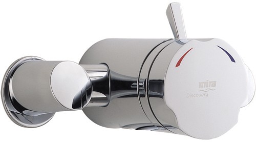 Exposed Thermostatic Shower Valve (Chrome). technical image