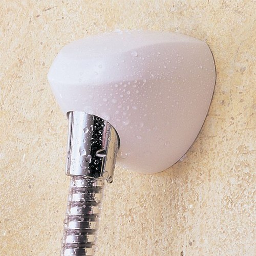 Mira RF5 Shower Hose Connector in White. technical image