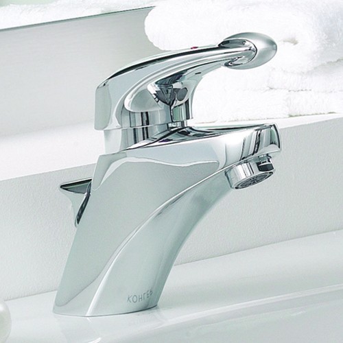 Mono Basin Mixer Tap (Chrome). technical image