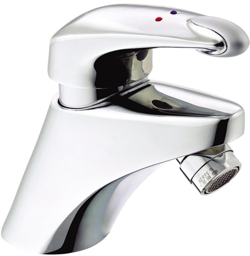 Mono Bidet Mixer Tap (Chrome). technical image