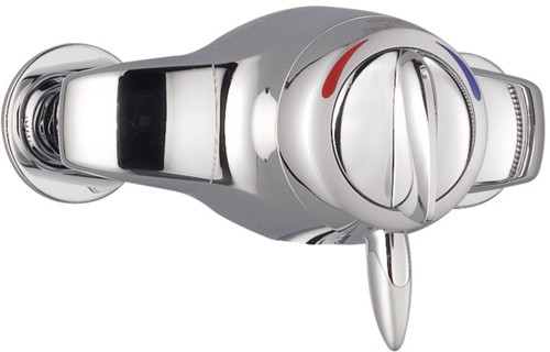 Exposed Manual Shower Valve (Chrome). technical image