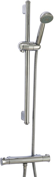 Thermostatic Bar Shower Valve With Slide Rail Kit. technical image