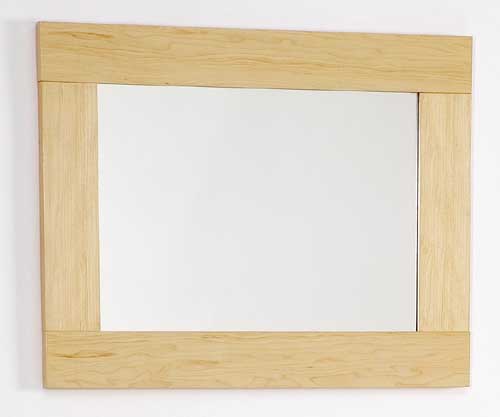 Maple bathroom mirror. Size 500x450mm. technical image