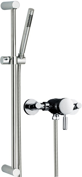 Manual Shower Valve & Slide Rail Kit technical image