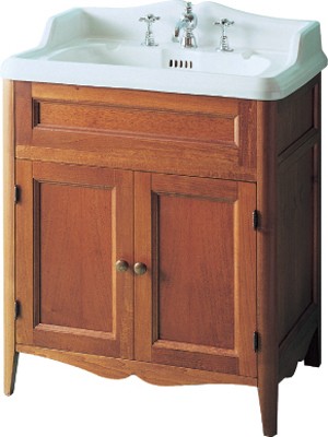 Vanity Unit With 1 Tap Hole  Basin. 735 x 540mm. technical image