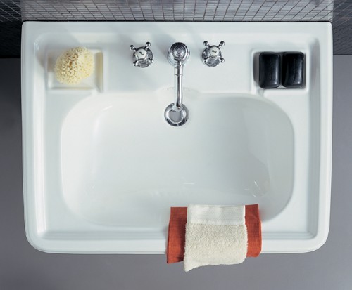Vanity Unit With 1 Tap Hole  Basin. 735 x 540mm. technical image