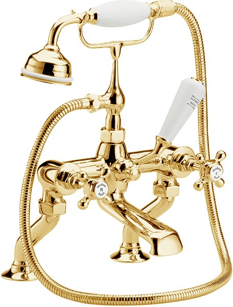 Bath shower mixer (Antique Gold) technical image