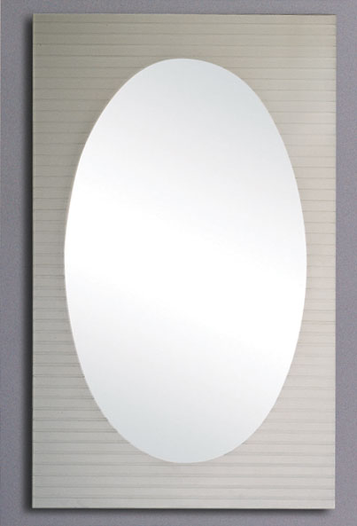 Kendal bathroom mirror.  Size 550x900mm. technical image