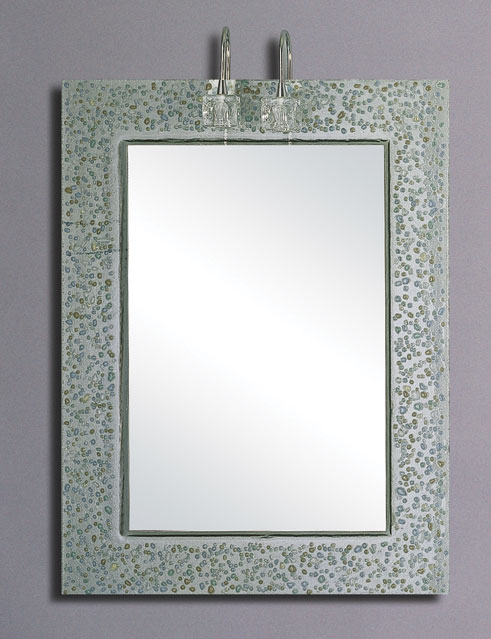 Moray illuminated bathroom mirror. Size 600x800mm. technical image