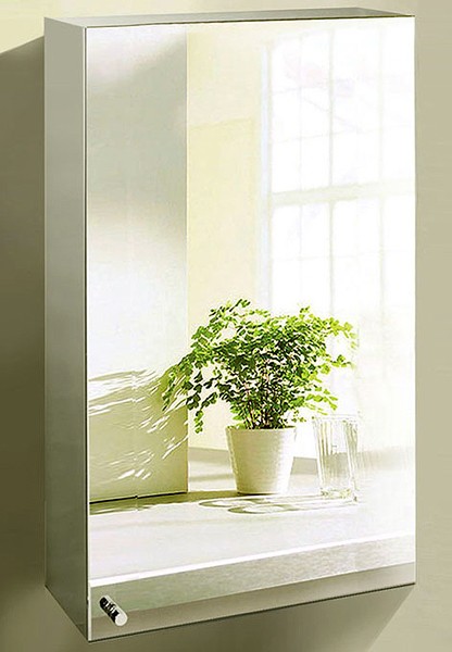Mirror Bathroom Cabinet. 400x670x120mm. technical image