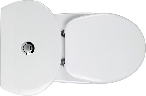 4 Piece Bathroom Suite With Toilet, Seat & 655mm Basin. technical image