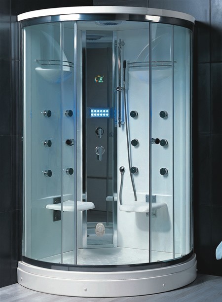 1200x1200 Steam massage shower enclosure for two. technical image