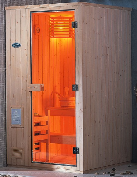 Sauna cabin 1200x1200mm. technical image