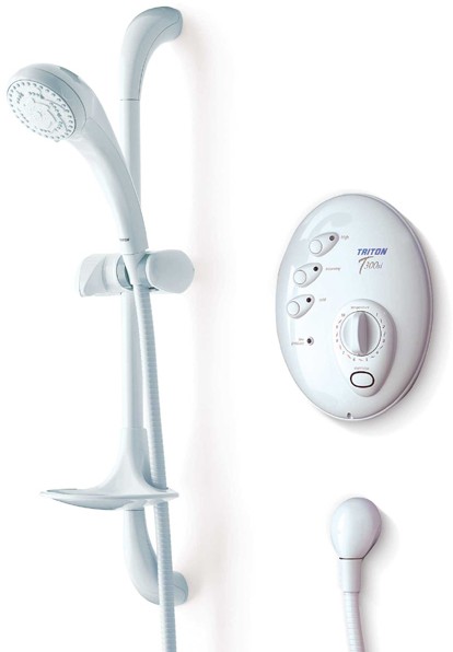 T300si 10.5kW In White And Chrome. technical image