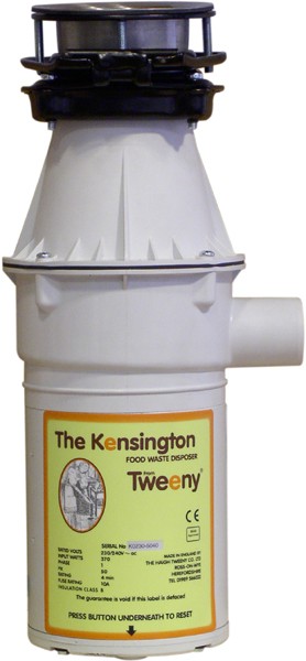 Kensington Continuous Feed  Waste Disposal Unit. technical image