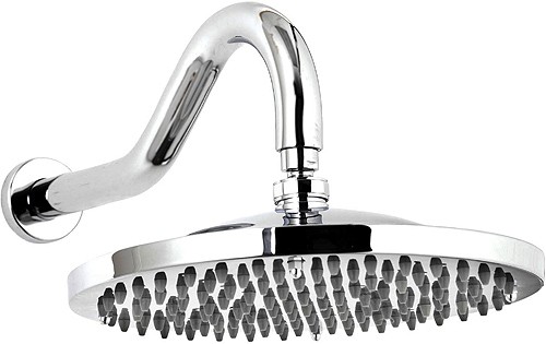 12" Sunflower fixed shower head and arm technical image
