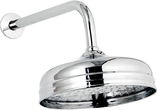 8" Apron fixed shower head and arm technical image
