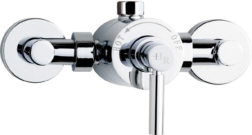 Sequential thermostatic valve with lever head technical image