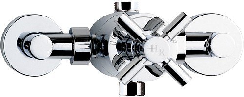 Sequential thermostatic valve with X head technical image
