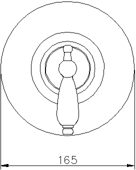 1/2" Concealed Thermostatic Sequential Shower Valve. technical image