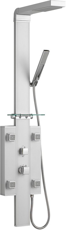 Panel 3 Thermostatic Shower Panel. technical image