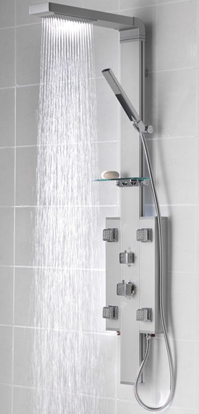 Panel 3 Thermostatic Shower Panel. technical image